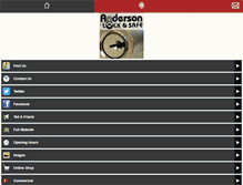 Tablet Screenshot of andersonlockandsafe.com